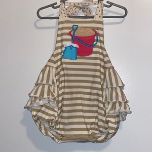 Ricrac & Ruffles beach romper